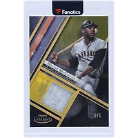 Willie McCovey San Francisco Giants 2021 Topps Gold Label MLB Legends Jersey Relic #MLR-WM #1/1 Card