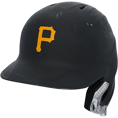 Joey Bart Pittsburgh Pirates Game-Used #14 Black Batting Helmet vs. Chicago Cubs on April 29, 2025