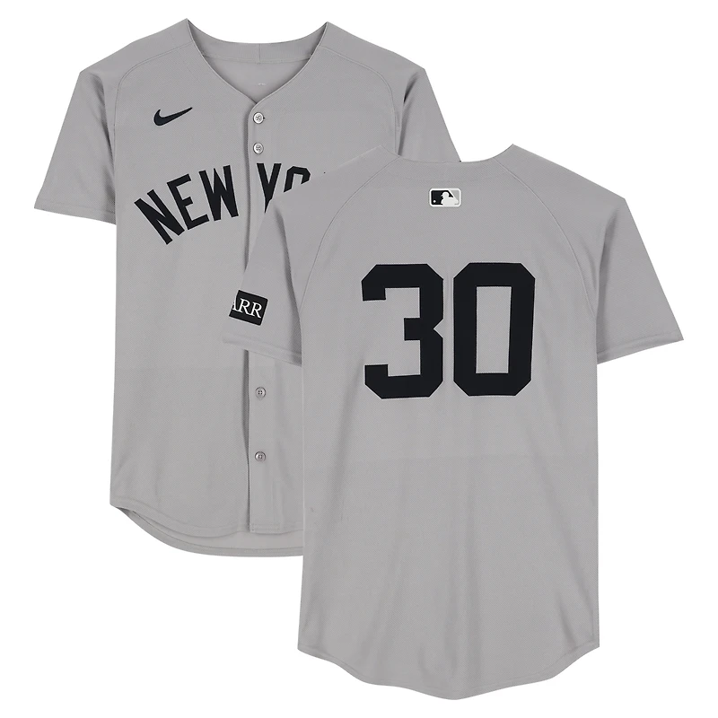 Luke Weaver New York Yankees Game-Used #30 Gray Jersey vs. Tampa Bay Rays on August 20, 2025