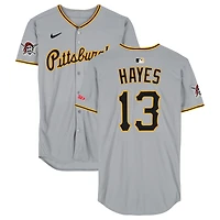 Ke'Bryan Hayes Pittsburgh Pirates Player-Issued #13 Gray Jersey from the 2025 MLB Season