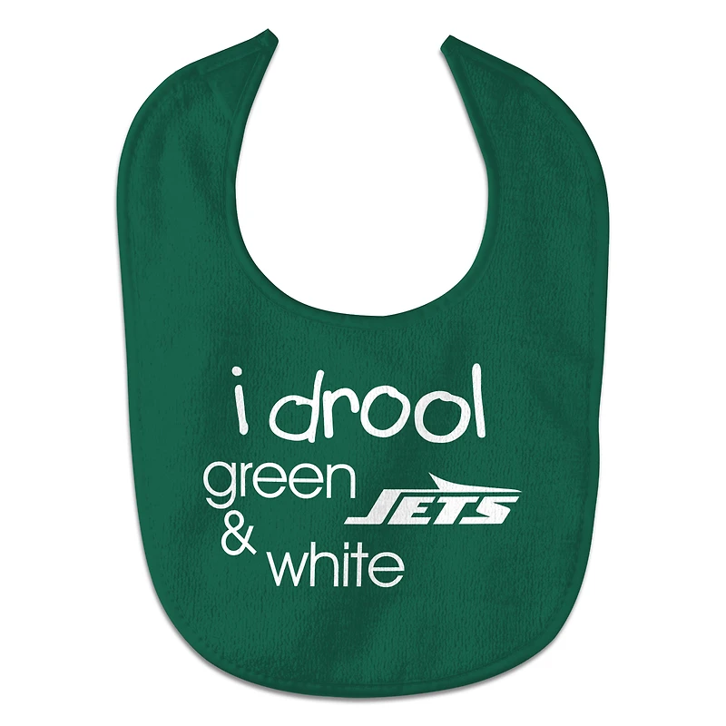 WinCraft New York Jets I Drool All-Pro Baby Bib