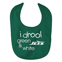 WinCraft New York Jets I Drool All-Pro Baby Bib