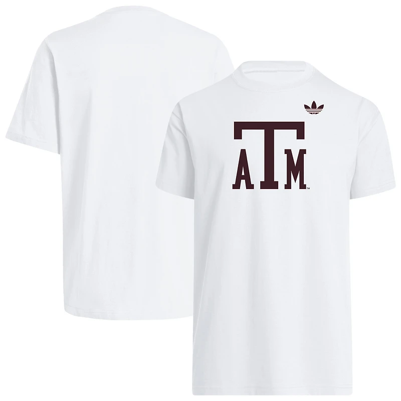Men's adidas White Texas A&M Aggies Originals T-Shirt