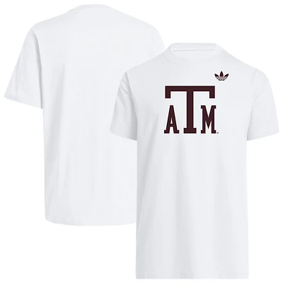 Men's adidas  White Texas A&M Aggies Originals T-Shirt