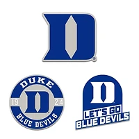 WinCraft Duke Blue Devils Three-Piece Collector Pin Set