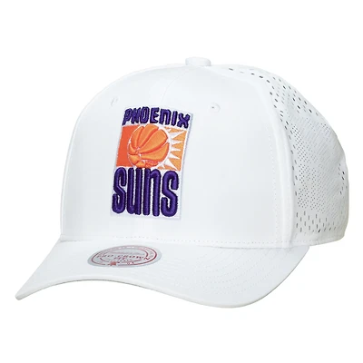 Men's Mitchell & Ness White Phoenix Suns Perfect Lightweight Pro Crown Snapback Hat