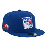 Men's New Era  Blue New York Rangers Zamboni 59FIFTY Fitted Hat