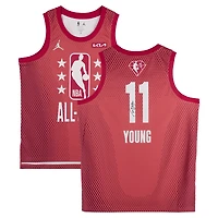 Trae Young Atlanta Hawks Autographed Red Nike 2021-22 All-Star Game Swingman Jersey