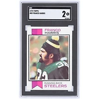Franco Harris Pittsburgh Steelers 1973 Topps #89 SGC Authenticated Rookie Card