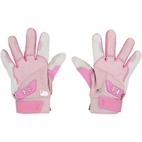 Bryce Harper Philadelphia Phillies Game-Used Pink Under Armour Batting Gloves vs. Cleveland Guardians on May 11, 2025