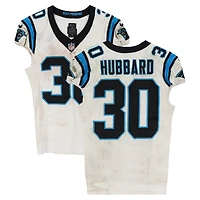 Chuba Hubbard Carolina Panthers Game-Used #30 White Nike Jersey vs. Jacksonville Jaguars on September 7, 2025