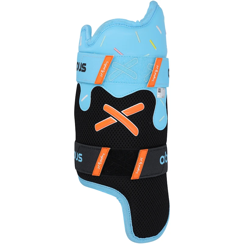 Bryce Harper Philadelphia Phillies Game-Used Black Absolutely Ridiculous Leg Guard vs. San Francisco Giants on April 15, 2025