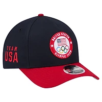 Men's New Era  Navy/Red Team USA 9FORTY M-Crown A-Frame Adjustable Hat