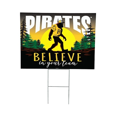 Pittsburgh Pirates 24" x 18" Bigfoot Believe in Yourself Outdoor Staked Yard Sign