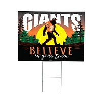 San Francisco Giants 24" x 18" Bigfoot Believe in Yourself Outdoor Staked Yard Sign
