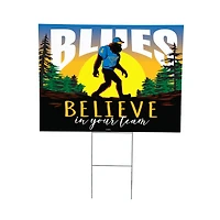 St. Louis Blues 24" x 18" Bigfoot Believe in Yourself Outdoor Staked Yard Sign