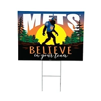 New York Mets 24" x 18" Bigfoot Believe in Yourself Outdoor Staked Yard Sign