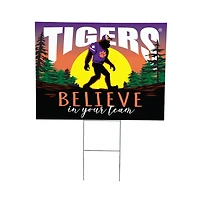 Clemson Tigers 24" x 18" Bigfoot Believe in Yourself Outdoor Staked Yard Sign