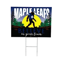 Toronto Maple Leafs 24" x 18" Bigfoot Believe in Yourself Outdoor Staked Yard Sign