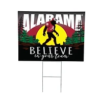 Alabama Crimson Tide 24" x 18" Bigfoot Believe in Yourself Outdoor Staked Yard Sign