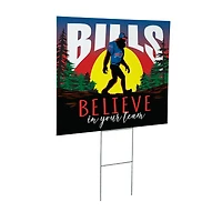 Buffalo Bills 24" x 18" Bigfoot Believe in Yourself Outdoor Staked Yard Sign