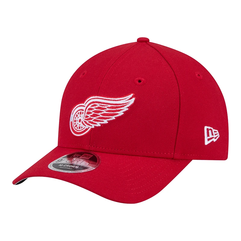 Men's New Era  Red Detroit Red Wings 9FORTY M-Crown Adjustable Hat