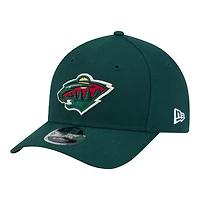 Men's New Era  Green Minnesota Wild 9FORTY M-Crown Adjustable Hat