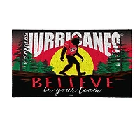 Carolina Hurricanes 28" x 16" Bigfoot Believe in Your Team Turf Door Mat
