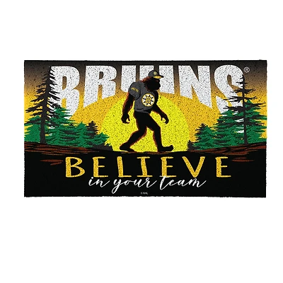 Boston Bruins 28" x 16" Bigfoot Believe in Your Team Turf Door Mat