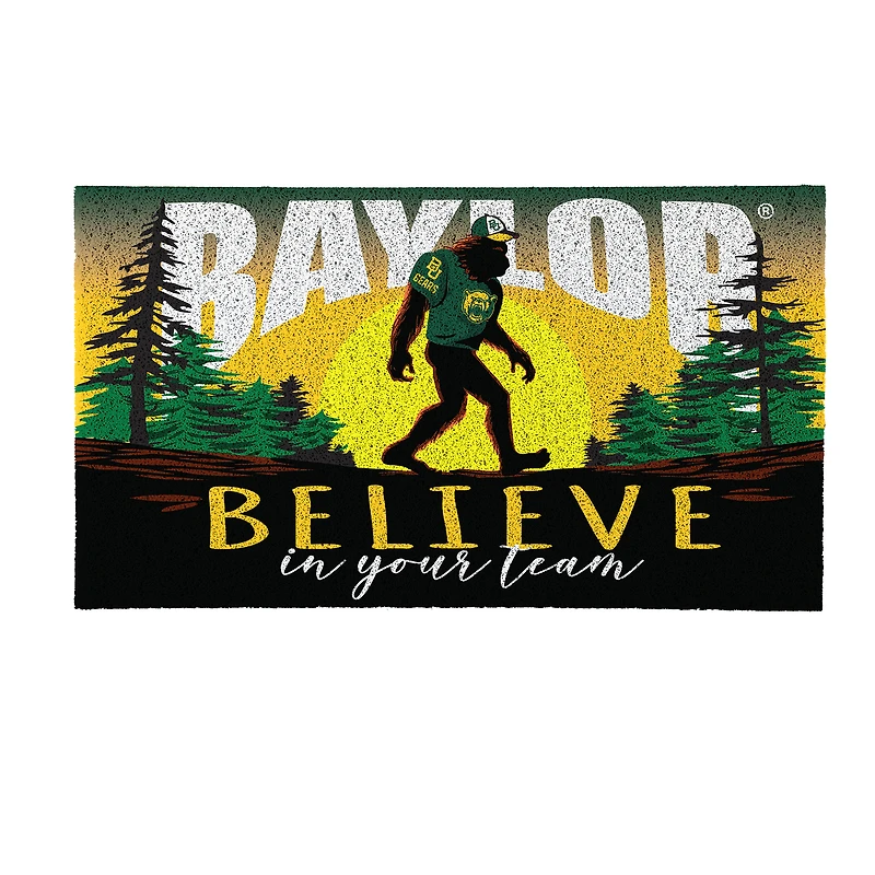 Baylor Bears 28" x 16" Bigfoot Believe in Your Team Turf Door Mat