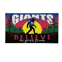New York Giants 28" x 16" Bigfoot Believe in Your Team Turf Door Mat