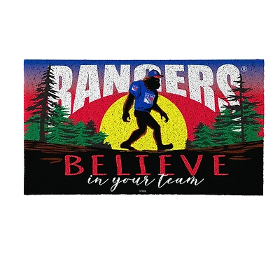 New York Rangers 28" x 16" Bigfoot Believe in Your Team Turf Door Mat