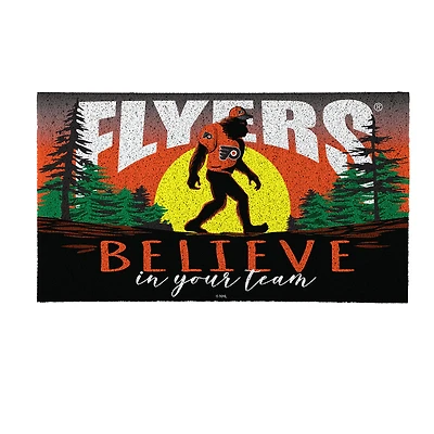 Philadelphia Flyers 28" x 16" Bigfoot Believe in Your Team Turf Door Mat