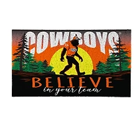 Oklahoma State Cowboys 28" x 16" Bigfoot Believe in Your Team Turf Door Mat