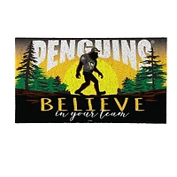 Pittsburgh Penguins 28" x 16" Bigfoot Believe in Your Team Turf Door Mat