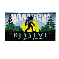 Old Dominion Monarchs 28" x 16" Bigfoot Believe in Your Team Turf Door Mat
