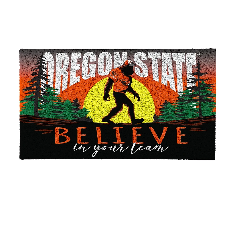 Oregon State Beavers 28" x 16" Bigfoot Believe in Your Team Turf Door Mat