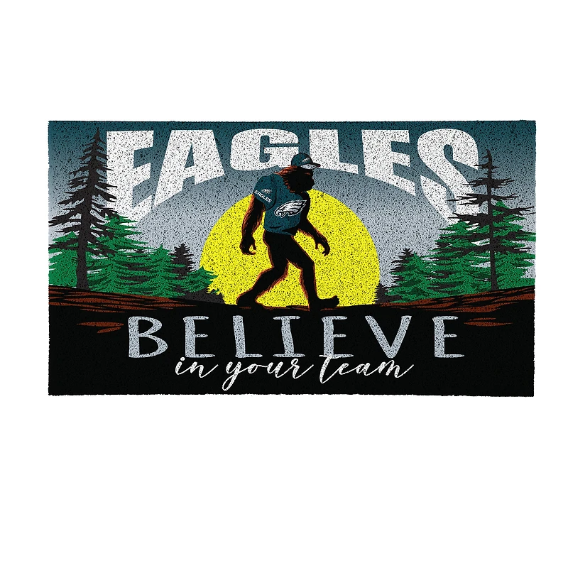 Philadelphia Eagles 28" x 16" Bigfoot Believe in Your Team Turf Door Mat