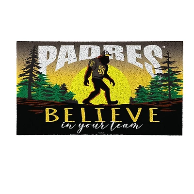 San Diego Padres 28" x 16" Bigfoot Believe in Your Team Turf Door Mat