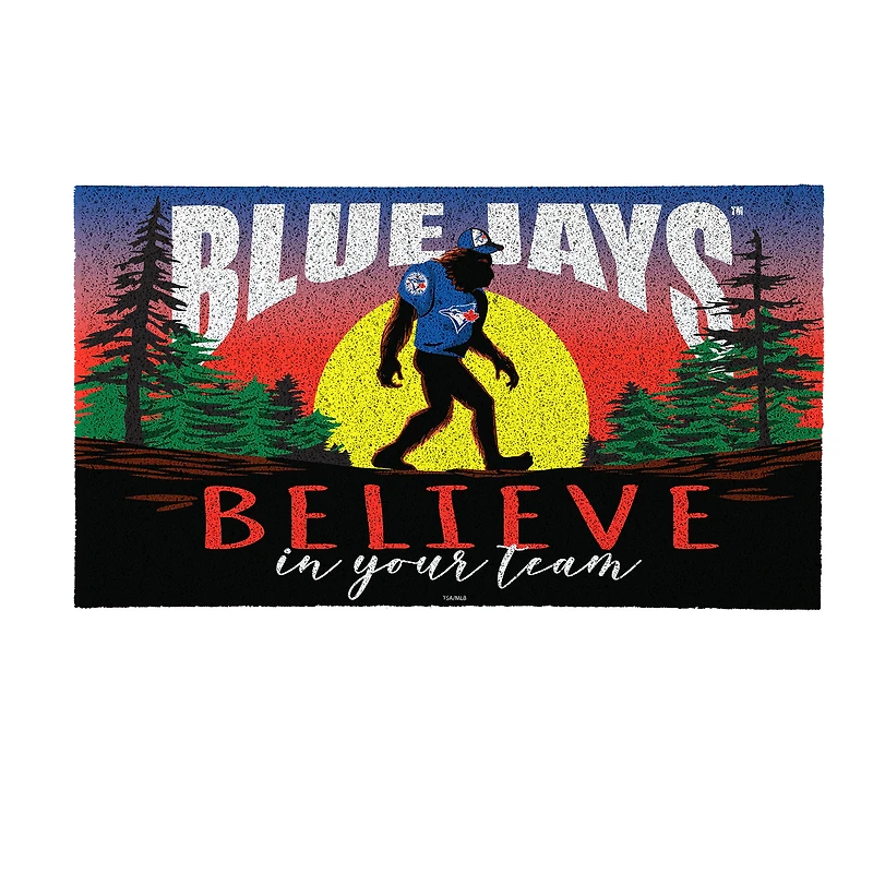 Toronto Blue Jays 28" x 16" Bigfoot Believe in Your Team Turf Door Mat