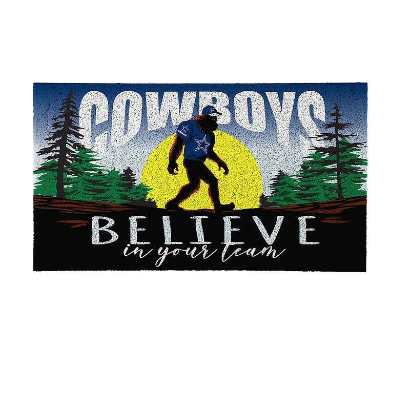 Dallas Cowboys 28" x 16" Bigfoot Believe in Your Team Turf Door Mat