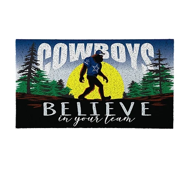 Dallas Cowboys 28" x 16" Bigfoot Believe in Your Team Turf Door Mat