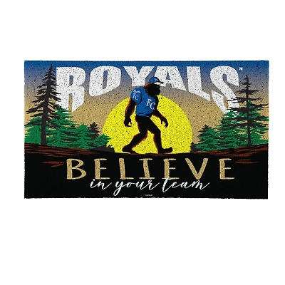 Kansas City Royals 28" x 16" Bigfoot Believe in Your Team Turf Door Mat