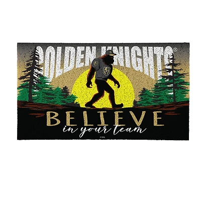 Vegas Golden Knights 28" x 16" Bigfoot Believe in Your Team Turf Door Mat