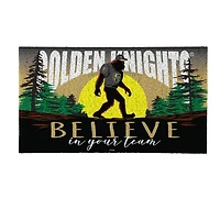 Vegas Golden Knights 28" x 16" Bigfoot Believe in Your Team Turf Door Mat