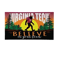 Virginia Tech Hokies 28" x 16" Bigfoot Believe in Your Team Turf Door Mat