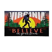 Virginia Cavaliers 28" x 16" Bigfoot Believe in Your Team Turf Door Mat