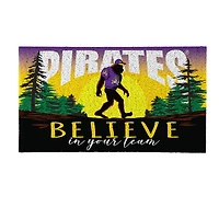 ECU Pirates 28" x 16" Bigfoot Believe in Your Team Turf Door Mat