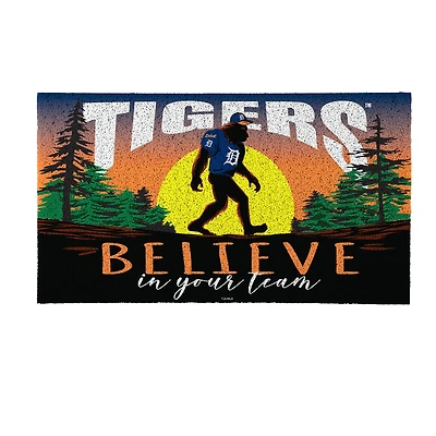 Detroit Tigers 28" x 16" Bigfoot Believe in Your Team Turf Door Mat