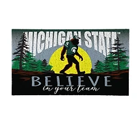 Michigan State Spartans 28" x 16" Bigfoot Believe in Your Team Turf Door Mat